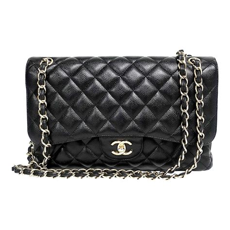 Chanel Jumbo Caviar Classic Flap Bag 